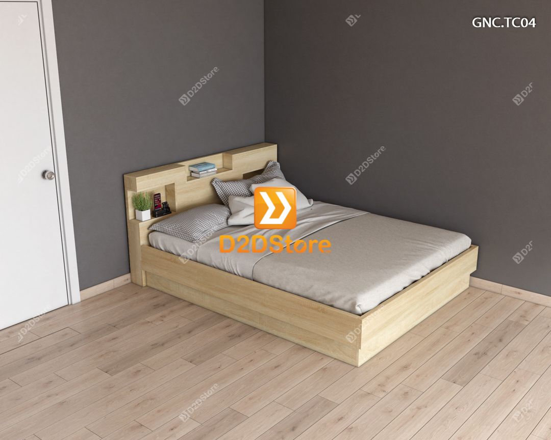  Giường ngủ hiện đại GNC.TC04 