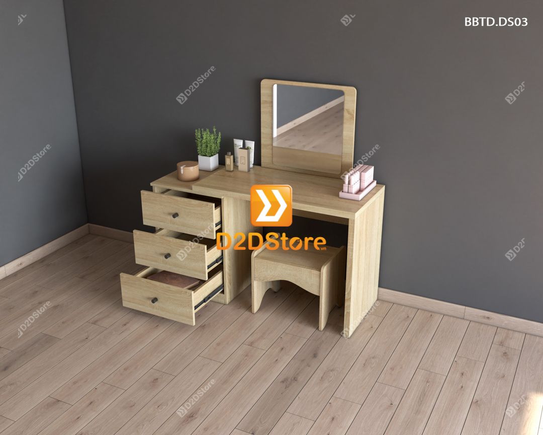  Bộ bàn trang điểm để sàn BBTD.DS03 