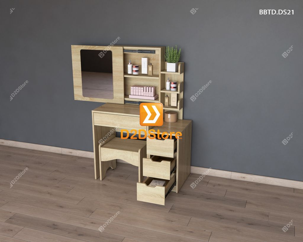 Bộ bàn trang điểm để sàn BBTD.DS21