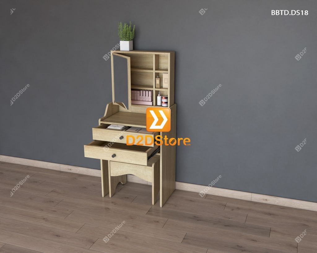 Bộ bàn trang điểm để sàn BBTD.DS18