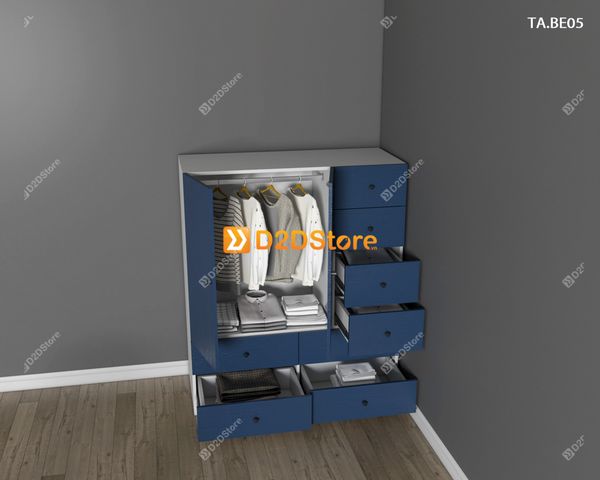 Tủ quần áo cho bé TA.BE05