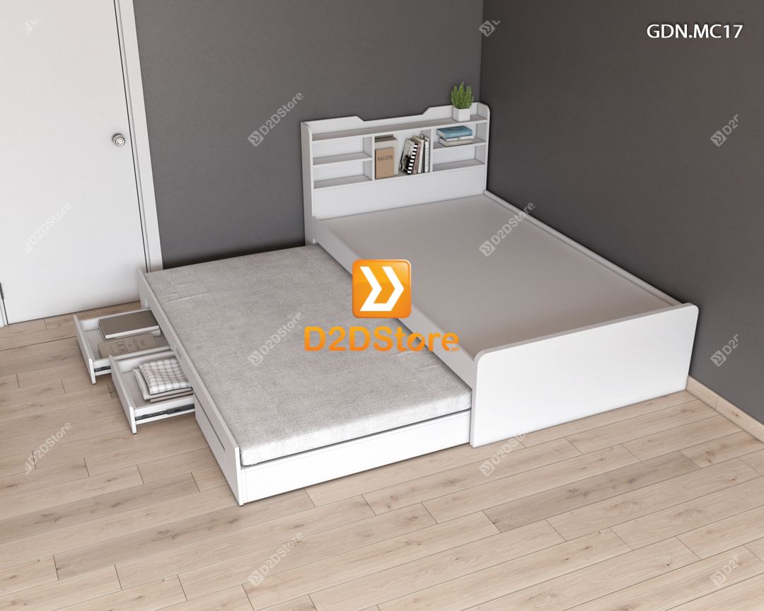  Giường kéo 2 tầng mẹ bồng con GDN.MC17 