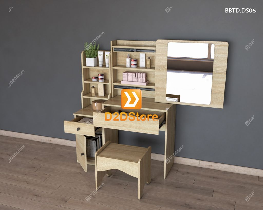 Bộ bàn trang điểm để sàn BBTD.DS06