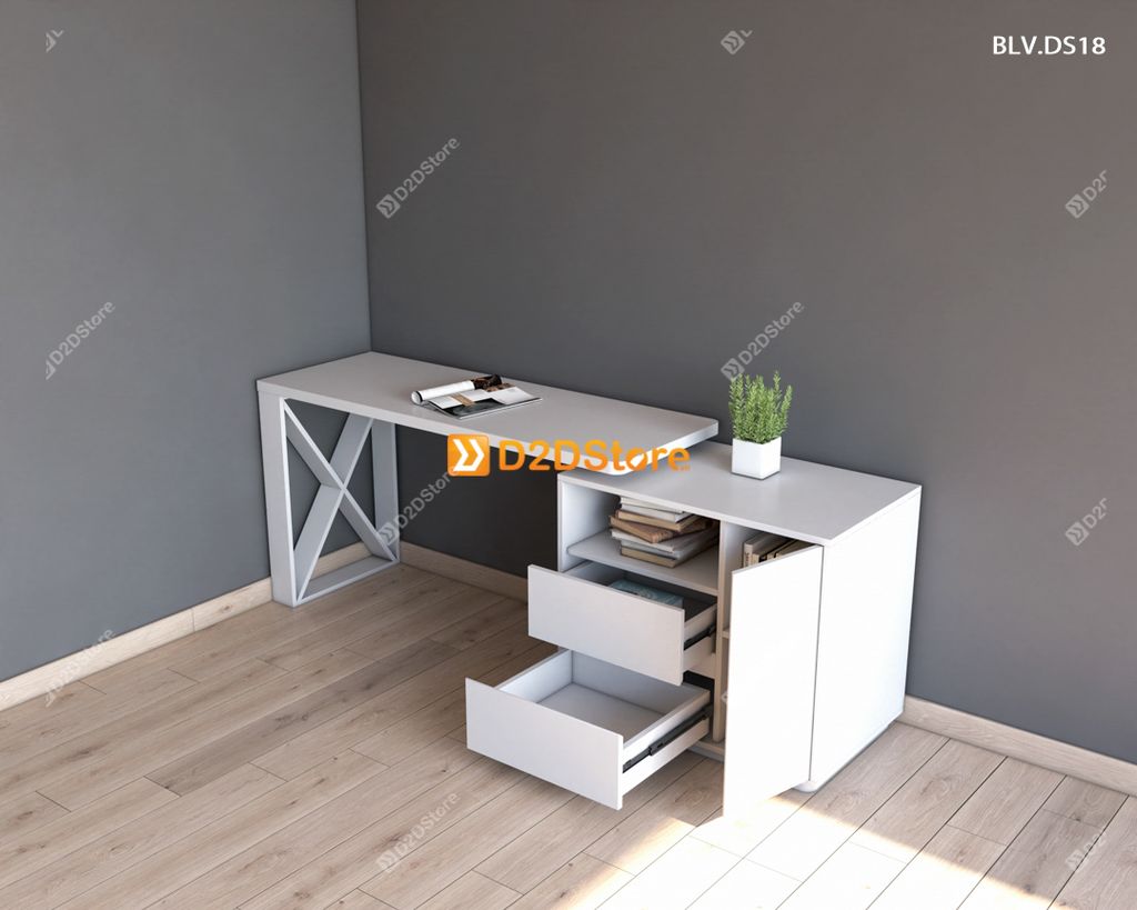 Bàn làm việc để sàn BLV.DS18
