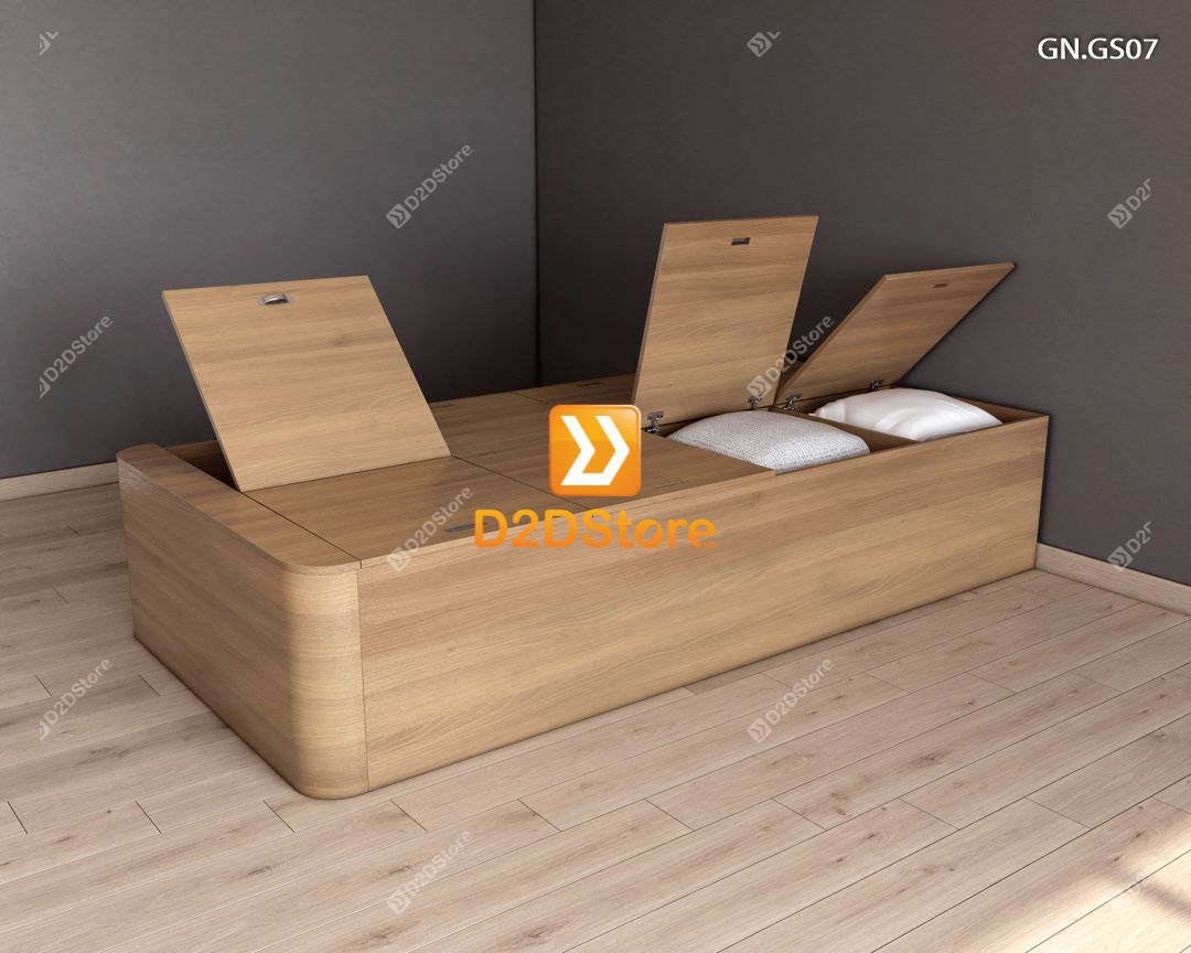  Giường ngủ dạng bục đa năng GN.GS07 