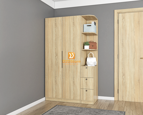 Tủ áo melamine cánh mở TA.MCM03