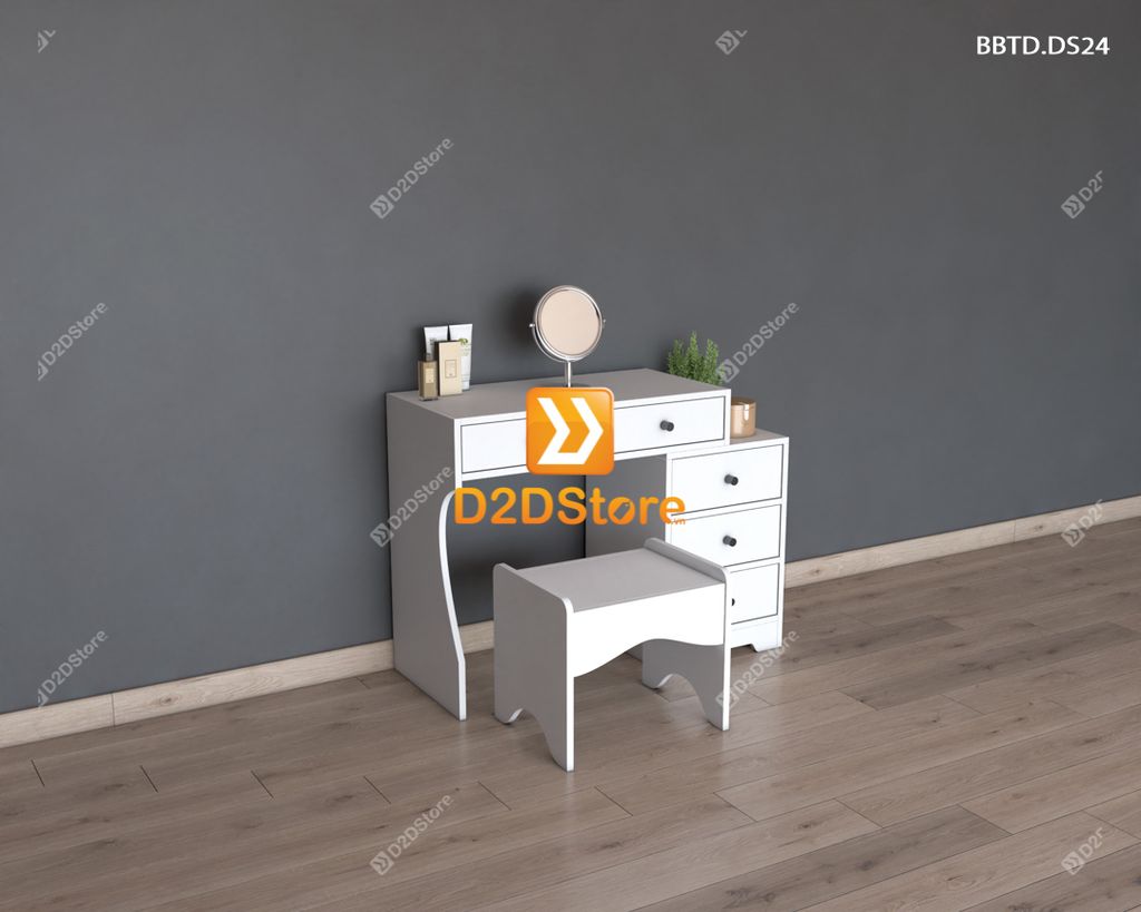 Bộ bàn trang điểm để sàn BBTD.DS24