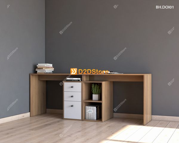 Bàn học đôi cho bé BH.DOI01
