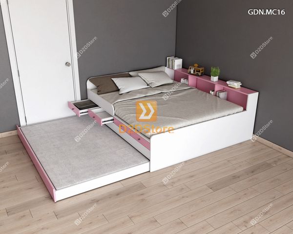 Giường kéo 2 tầng mẹ bồng con GDN.MC16