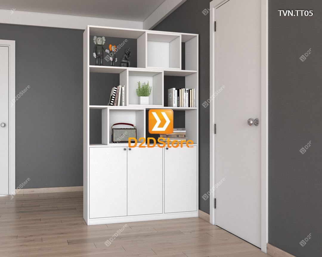  Kệ tủ vách ngăn trang trí TVN.TT05 