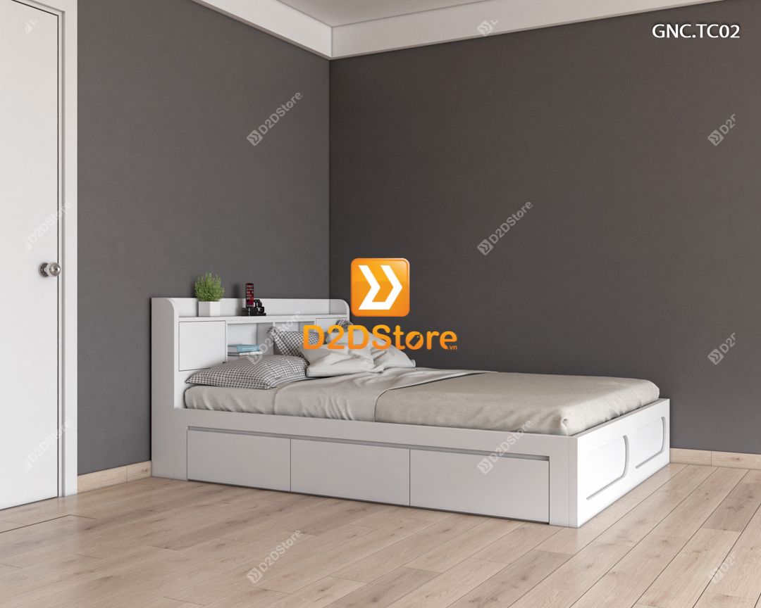  Giường ngủ hiện đại GNC.TC02 