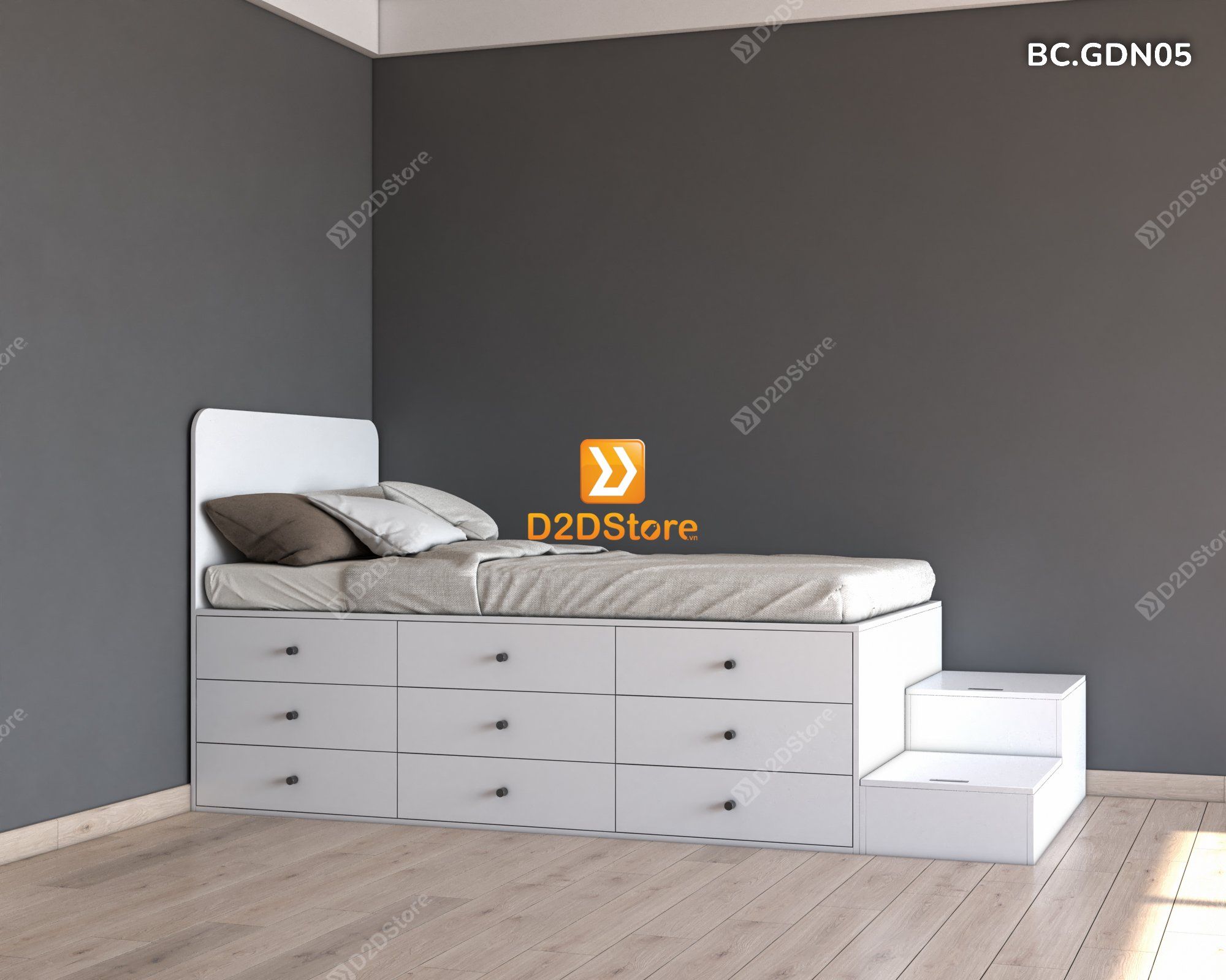  Giường đa năng thông minh nhiều kích thước mã BC.GDN05 
