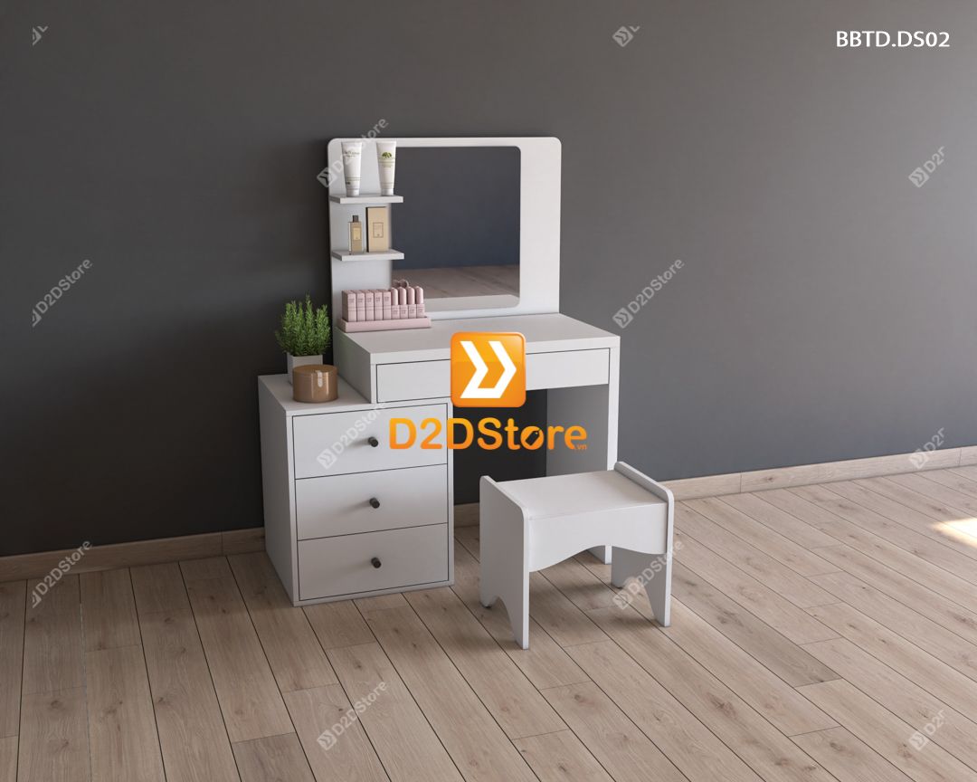  Bộ bàn trang điểm để sàn BBTD.DS02 