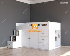 Giường kết hợp tủ áo thấp GDN.TT06