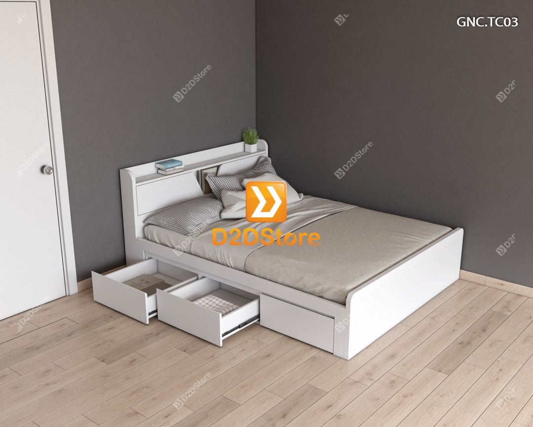  Giường ngủ hiện đại GNC.TC03 