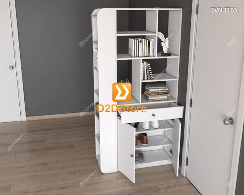 Kệ tủ vách ngăn trang trí TVN.TT03