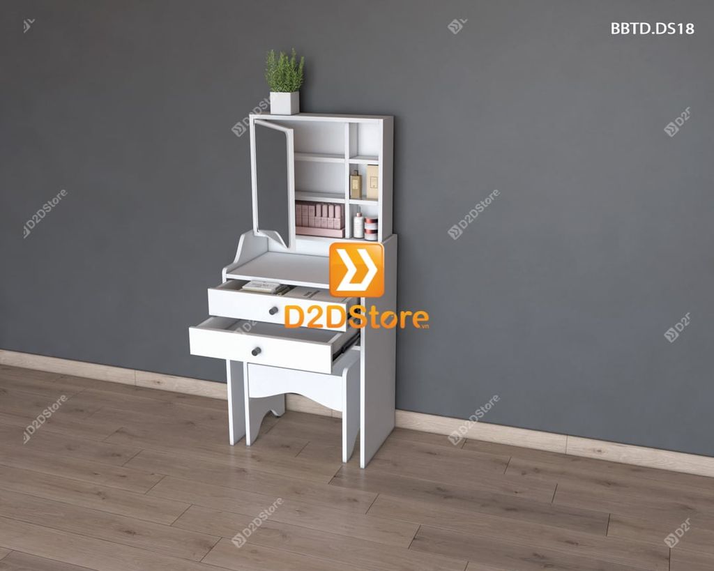 Bộ bàn trang điểm để sàn BBTD.DS18