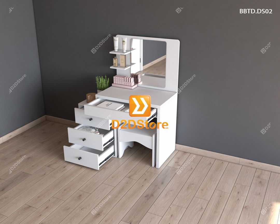  Bộ bàn trang điểm để sàn BBTD.DS02 