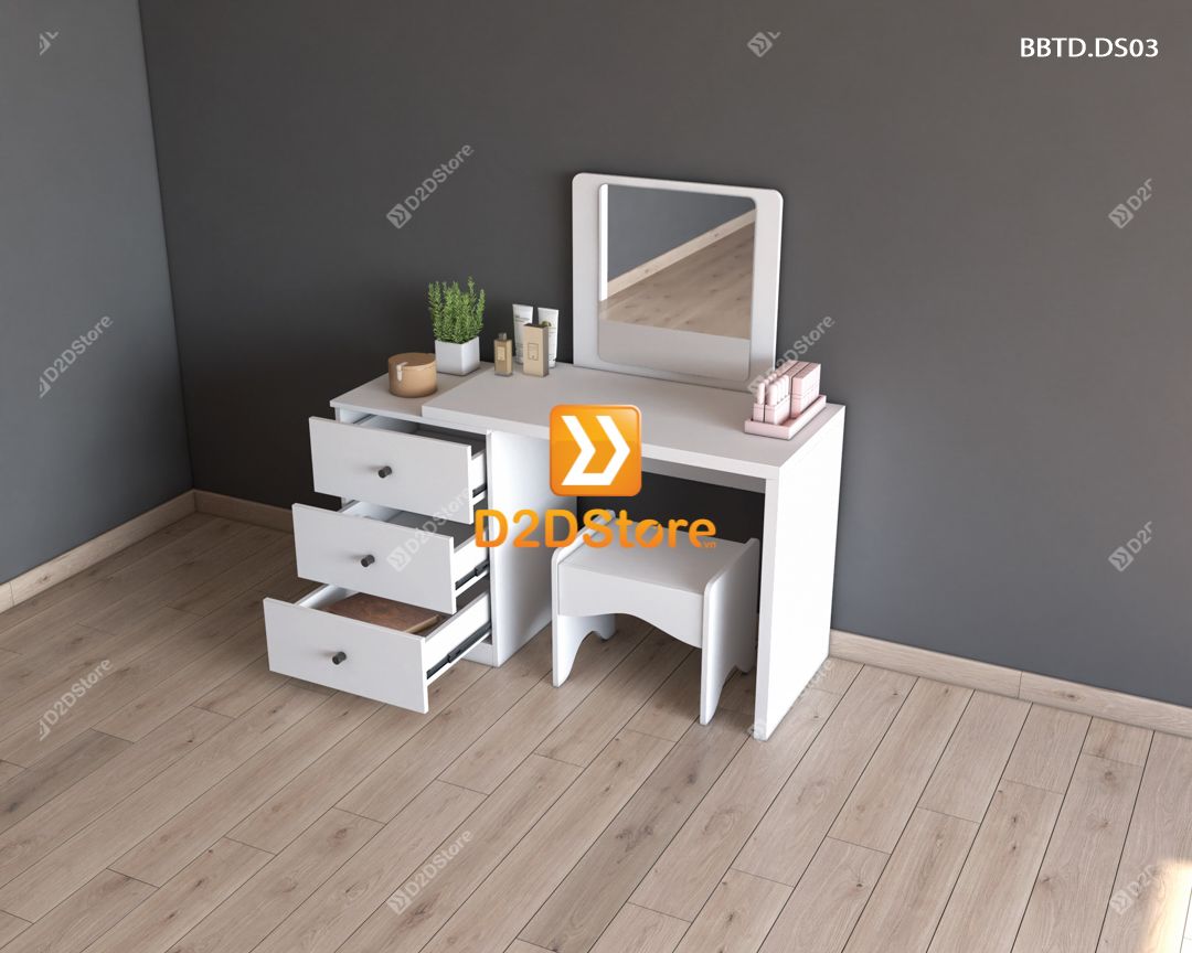  Bộ bàn trang điểm để sàn BBTD.DS03 