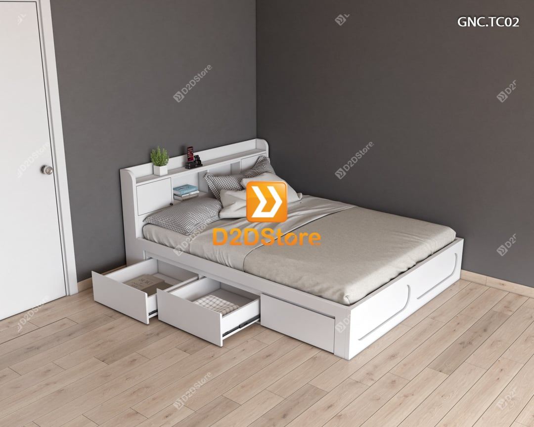  Giường ngủ hiện đại GNC.TC02 