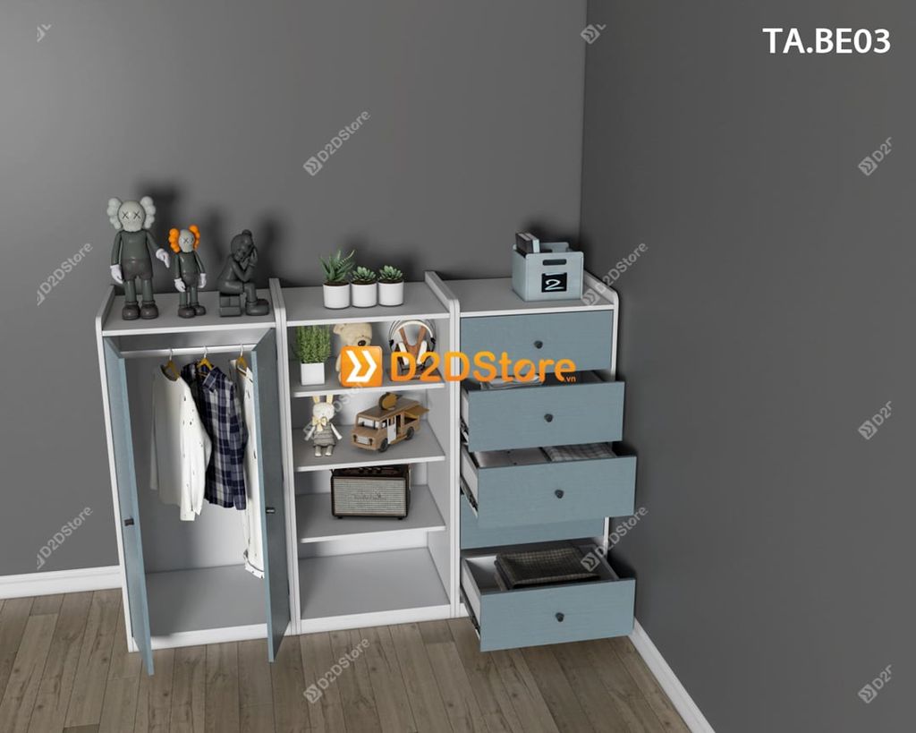 Tủ quần áo cho bé TA.BE03