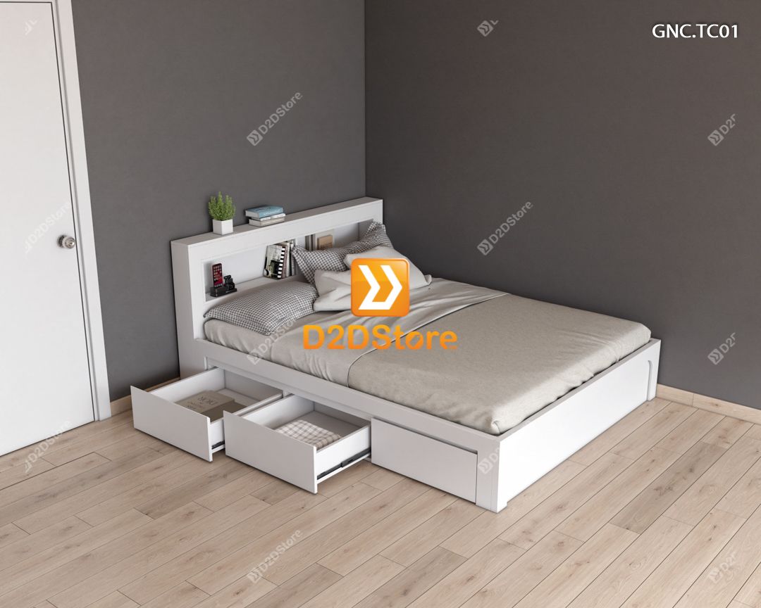  Giường ngủ hiện đại GNC.TC01 
