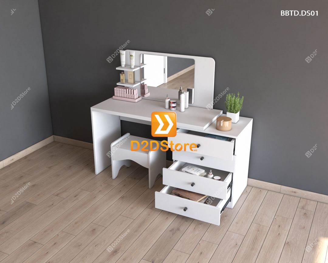  Bộ bàn trang điểm để sàn BBTD.DS01 