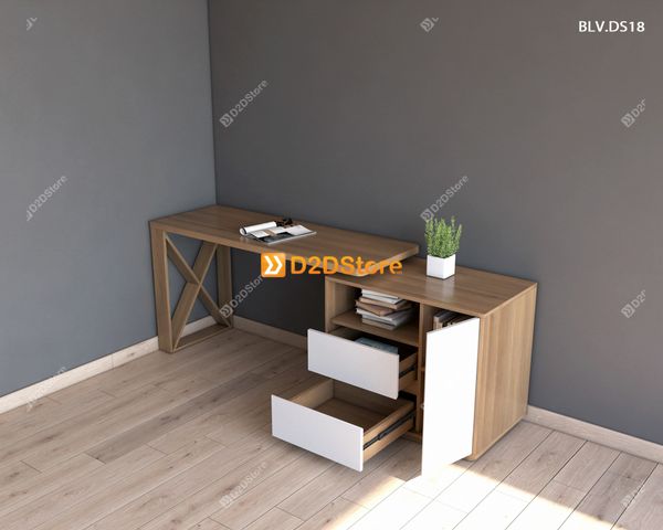 Bàn làm việc để sàn BLV.DS18
