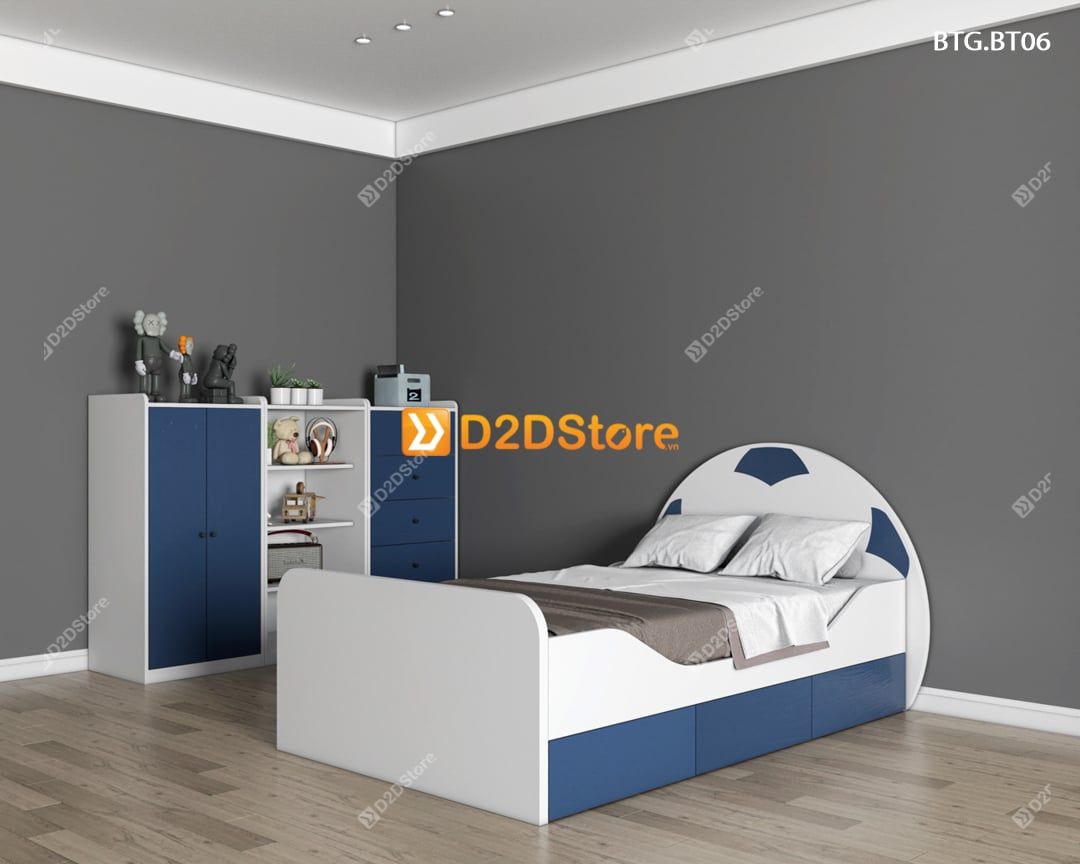  Bộ giường tủ phòng ngủ bé trai BTG.BT06 