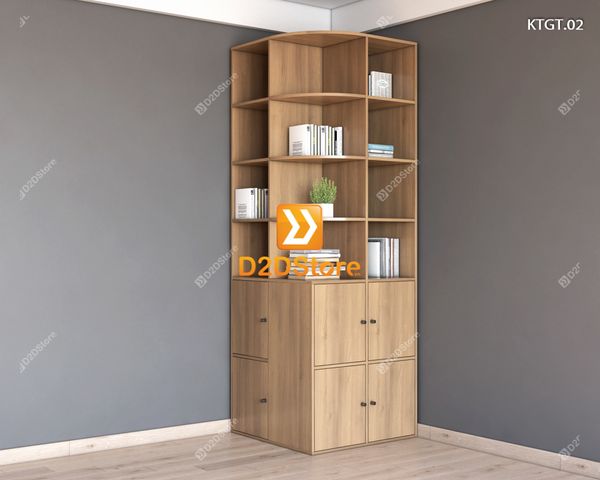 Kệ tủ góc tường KTGT.02