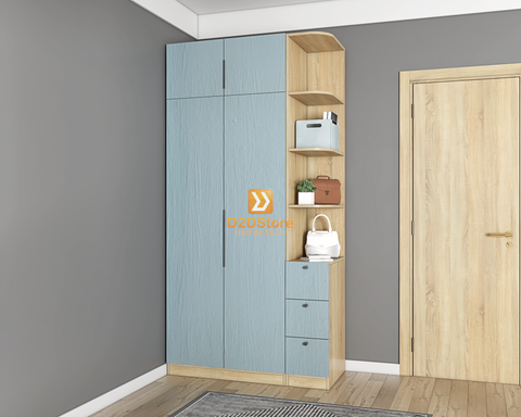 Tủ áo melamine cánh mở TA.MCM02