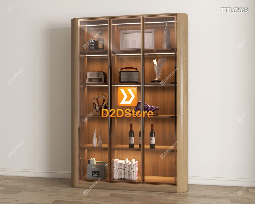 Tủ trưng bày cánh kính TTB.CK03
