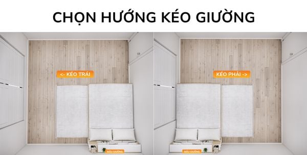 Giường kéo 2 tầng mẹ bồng con GDN.MC08
