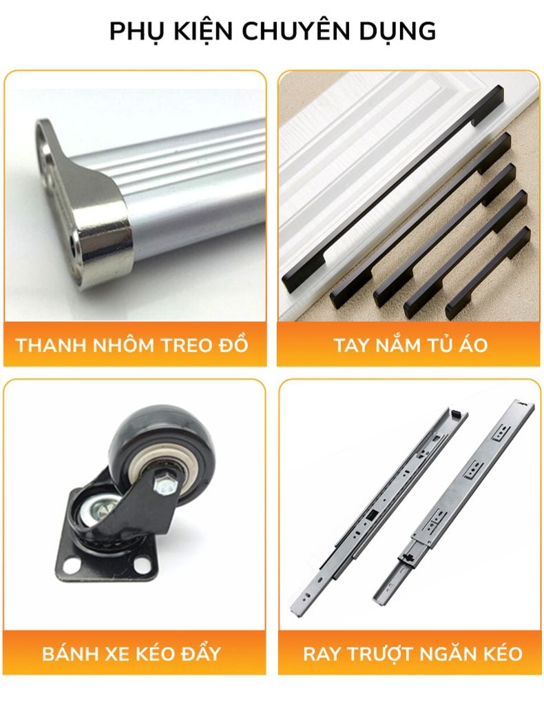 Giường ngủ kết hợp bàn học tủ áo GDN.BT03