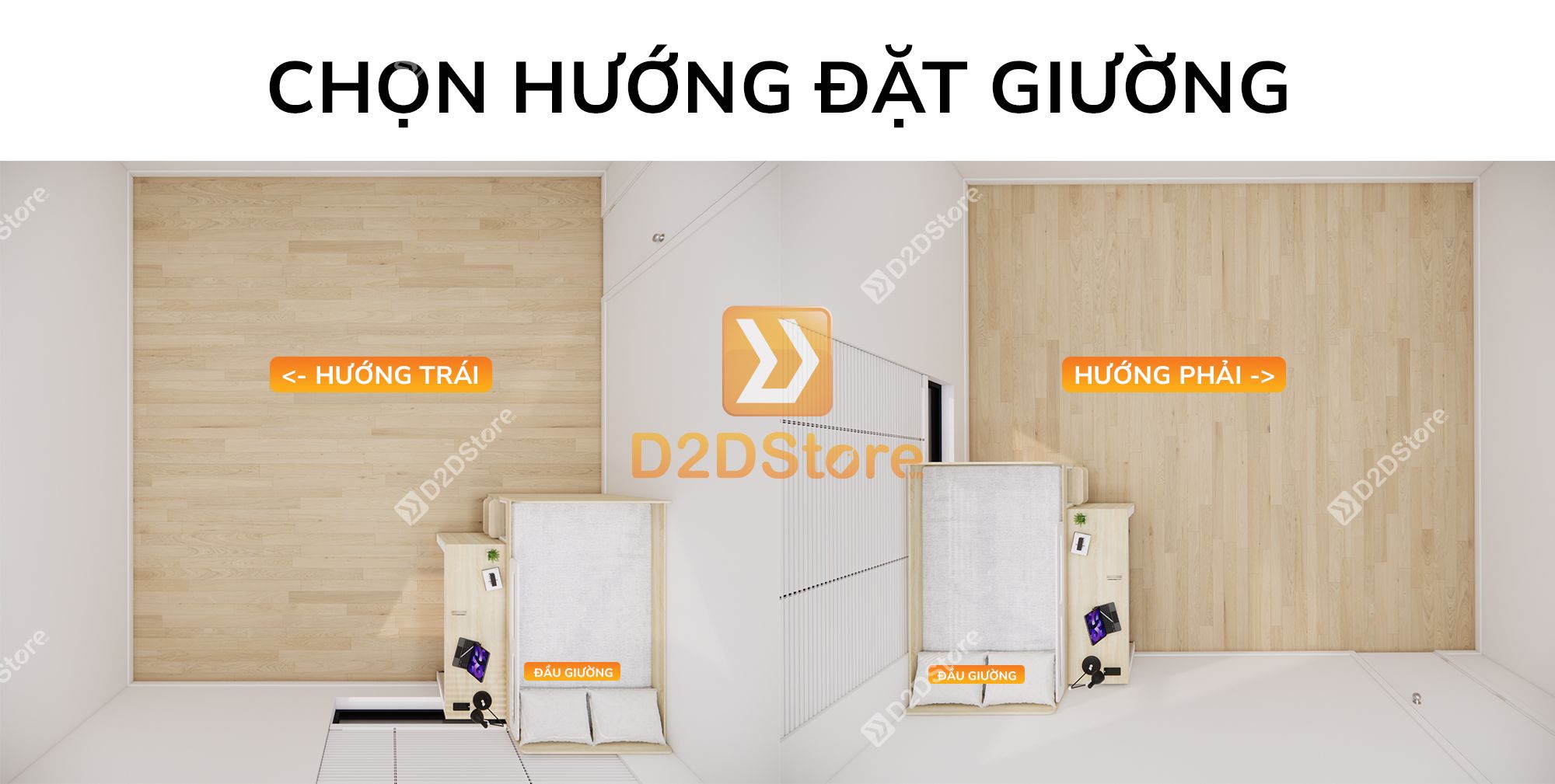  Giường ngủ kết hợp bàn học tủ áo GDN.BT04 