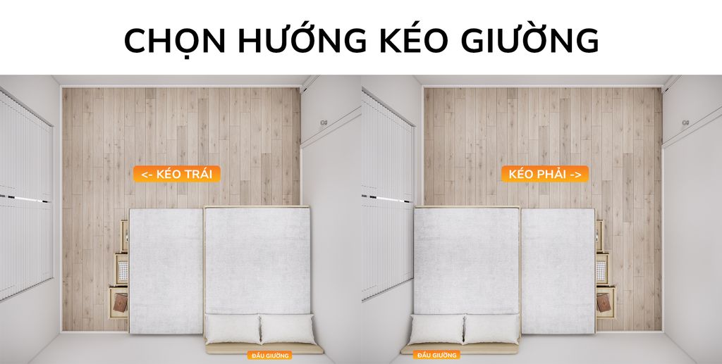 Giường kéo 2 tầng mẹ bồng con GDN.MC06