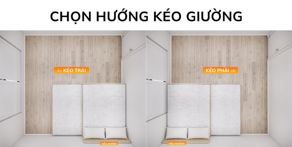 Giường kéo mẹ bồng con nhiều kích thước mã BC.GMC01
