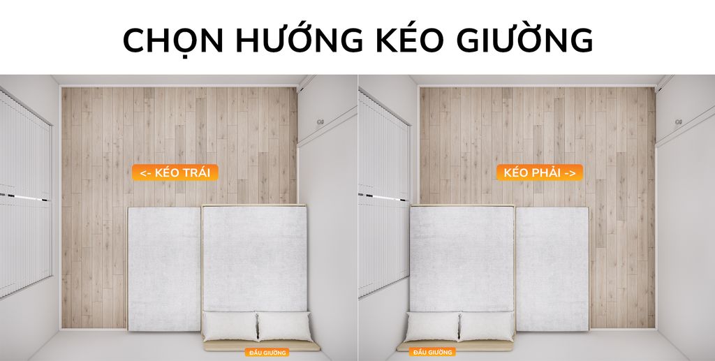 Giường kéo 2 tầng mẹ bồng con GDN.MC07