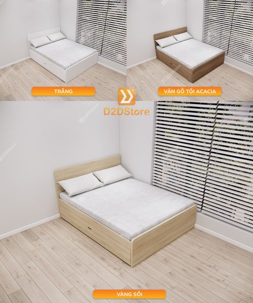 Giường kéo 2 tầng mẹ bồng con GDN.MC07