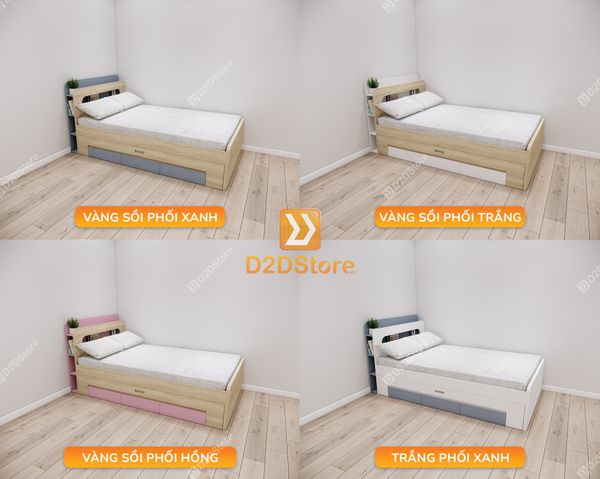 Giường kéo 2 tầng mẹ bồng con GDN.MC04