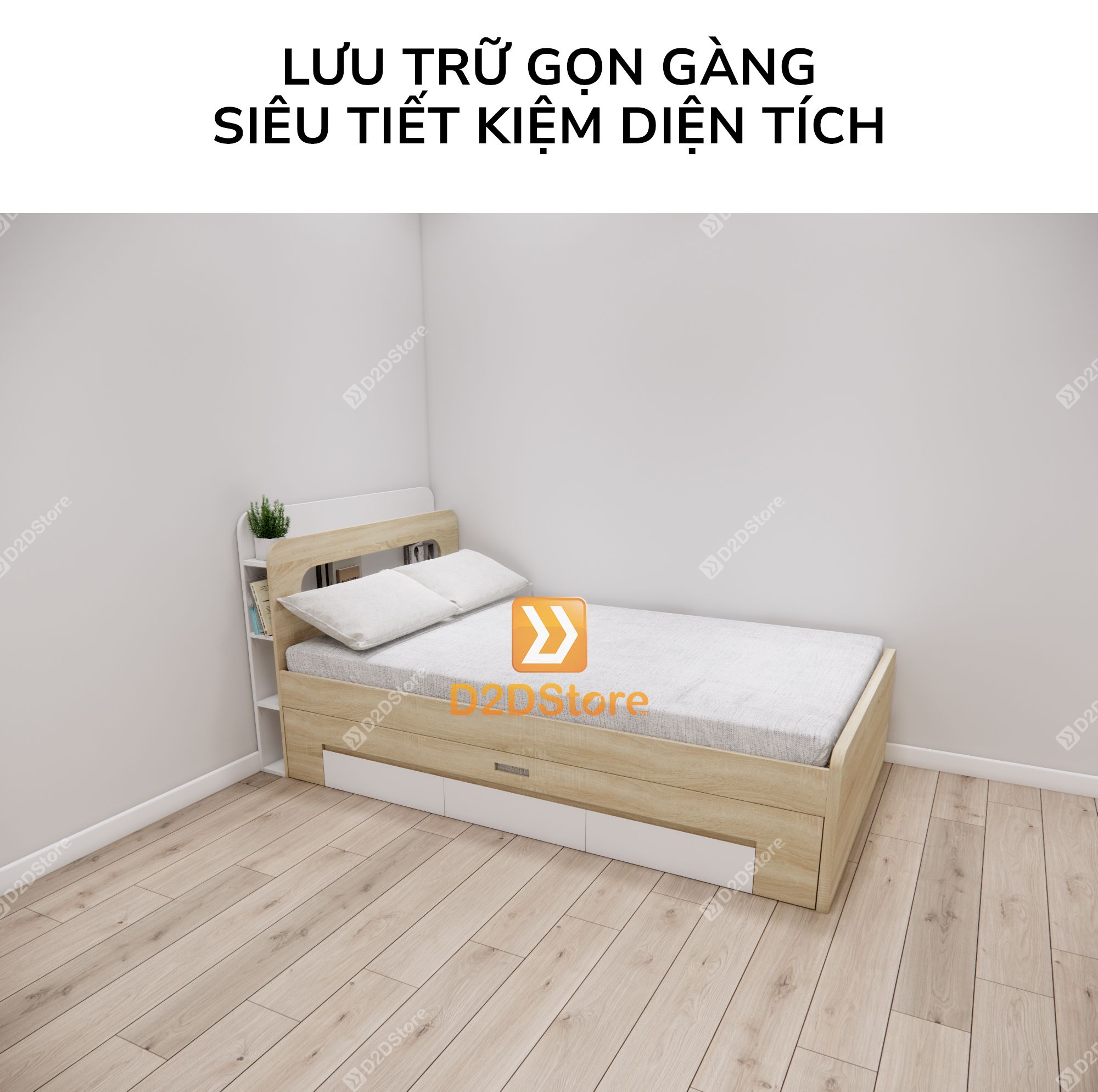  Giường kéo 2 tầng mẹ bồng con GDN.MC04 