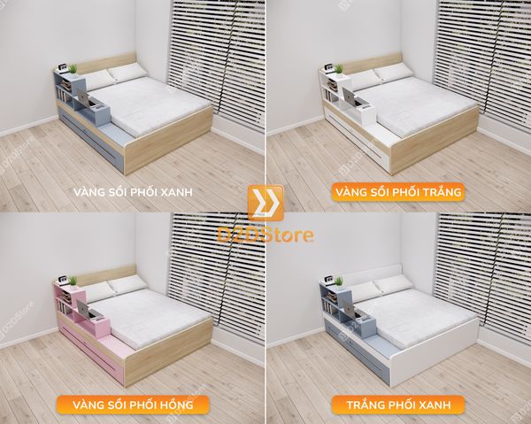 Giường kéo 2 tầng mẹ bồng con GDN.MC05