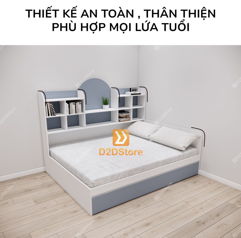 Giường kéo 2 tầng mẹ bồng con GDN.MC09