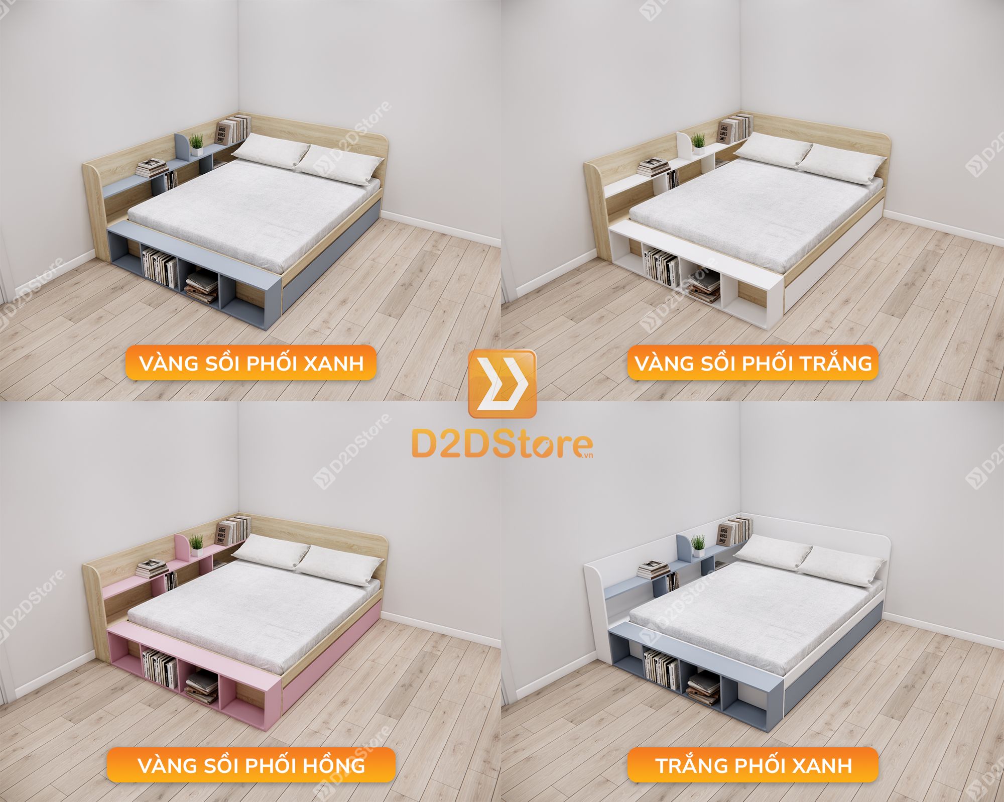  Giường kéo 2 tầng mẹ bồng con GDN.MC10 