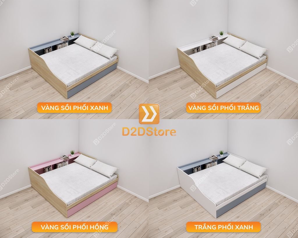 Giường mẹ bồng con thông minh nhiều kích thước mã BC.GMC13