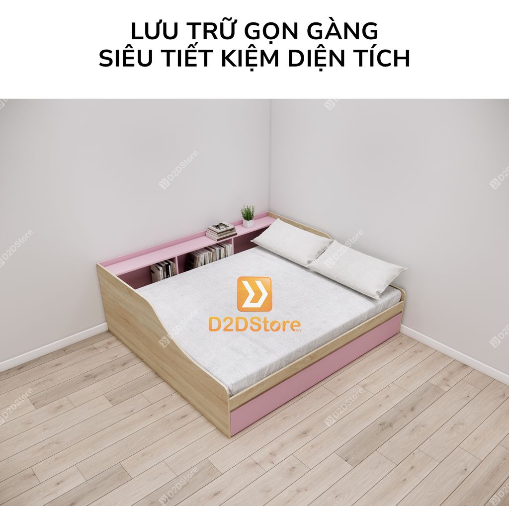 Giường kéo 2 tầng mẹ bồng con GDN.MC11