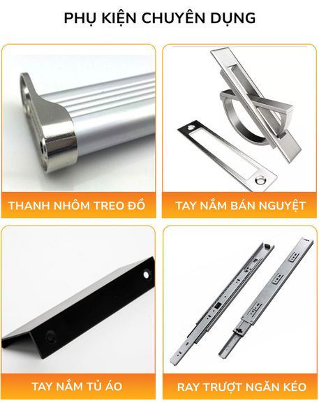 Giường ngủ kết hợp tủ áo GDN.TA09