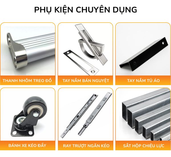 Giường ngủ kết hợp tủ áo GDN.TA12