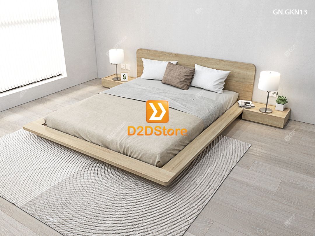  Giường ngủ thấp kiểu Nhật GN.GKN13 