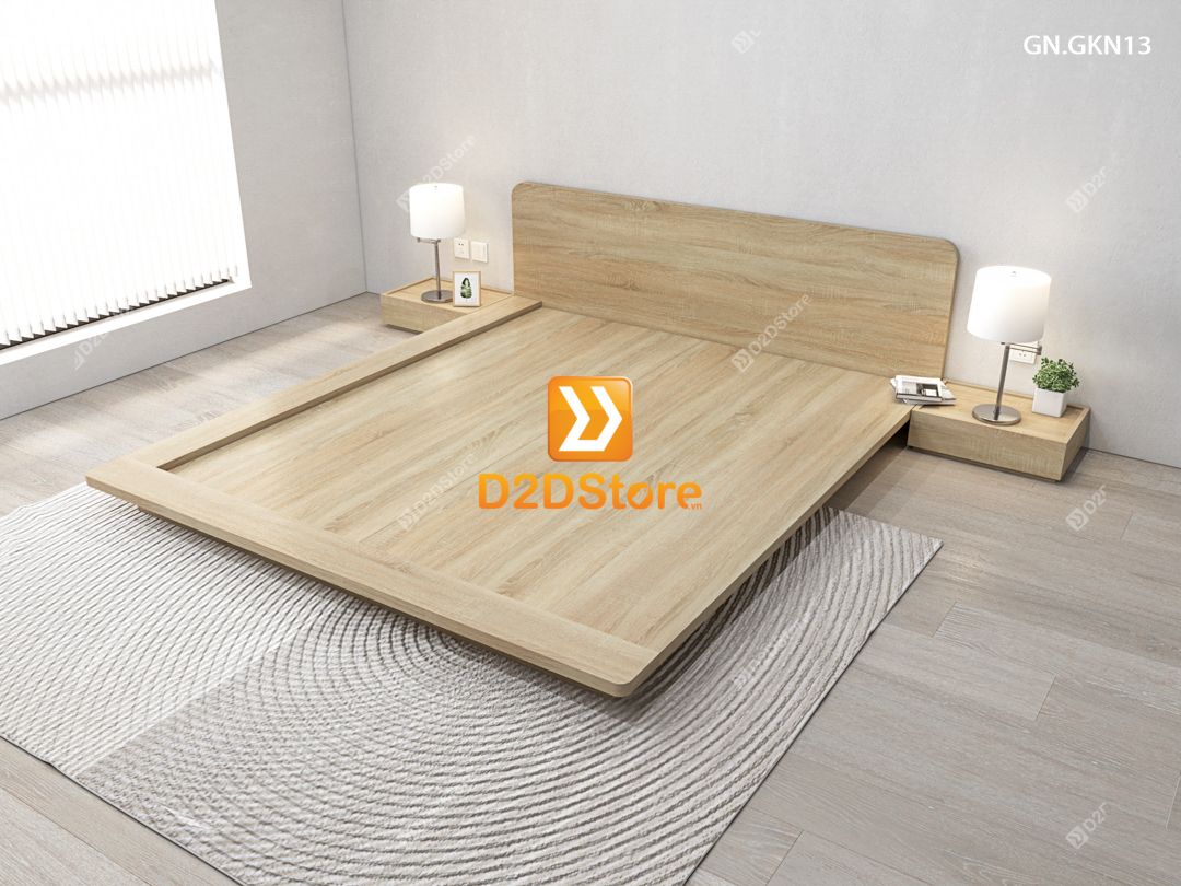  Giường ngủ thấp kiểu Nhật GN.GKN13 